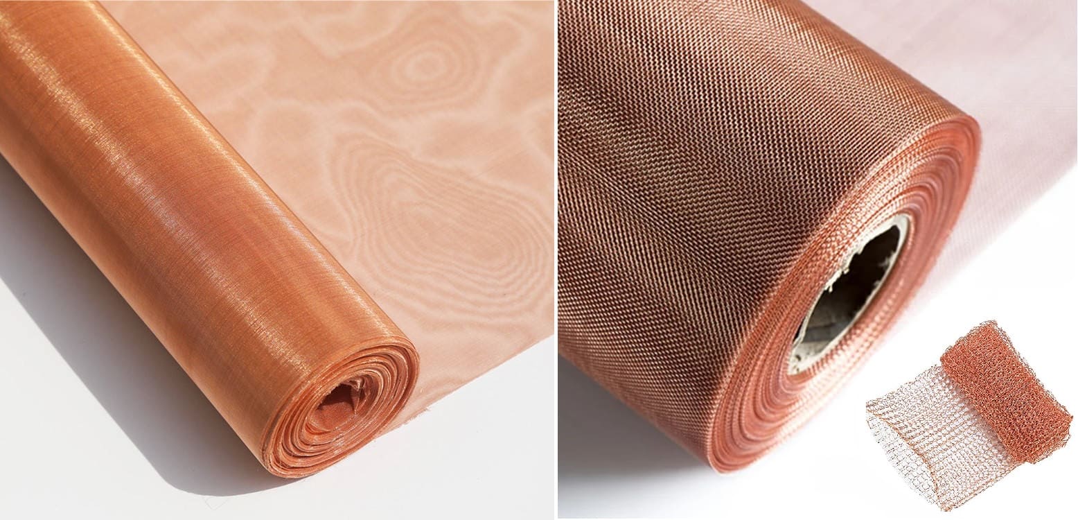 Фото Сетка медная тканая 0.1 мм М1