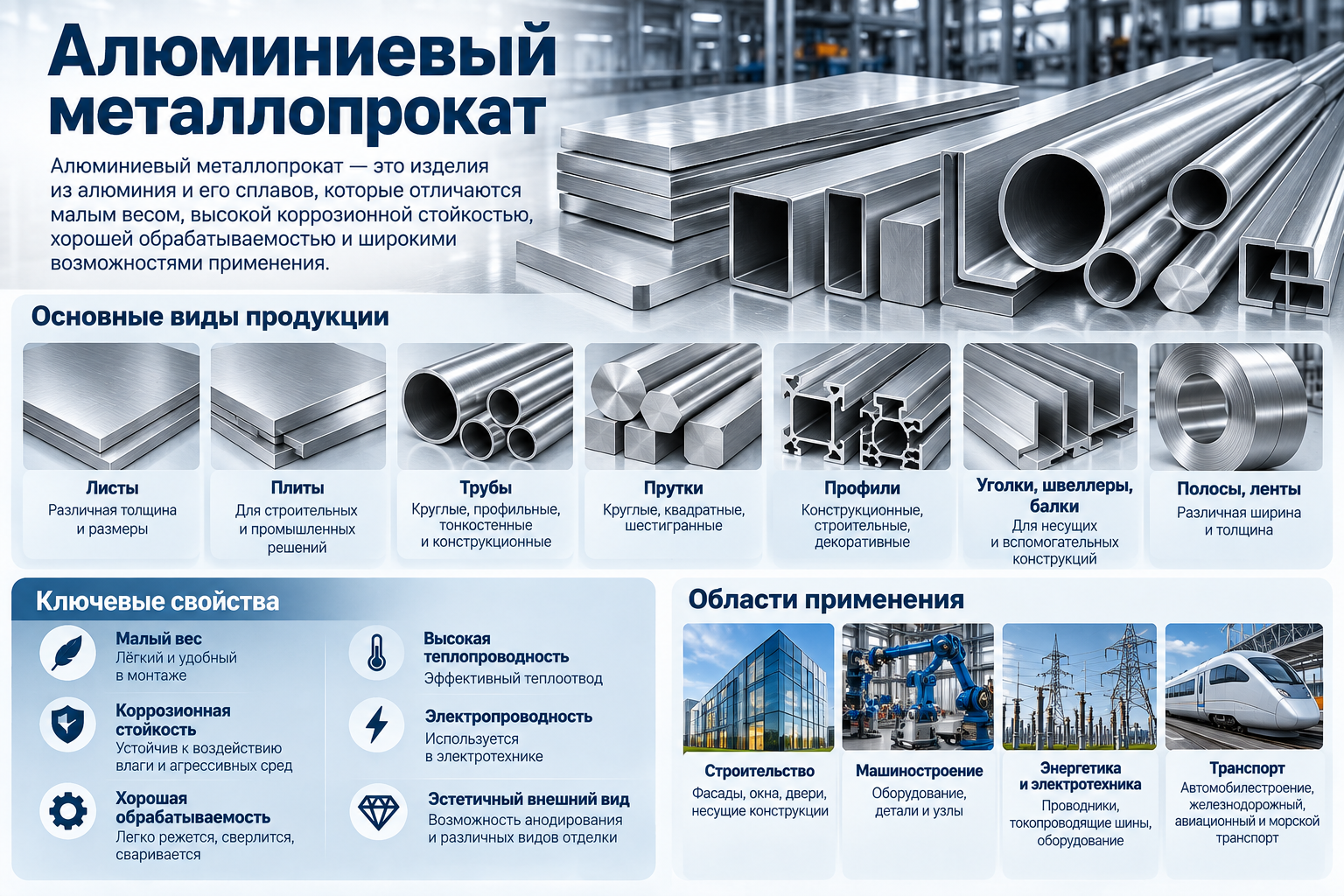 Алюминиевый металлопрокат